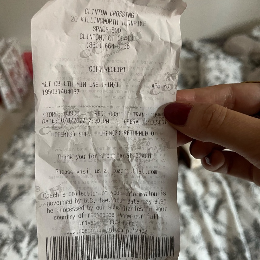 White Coach bag - Picture 8 of 8